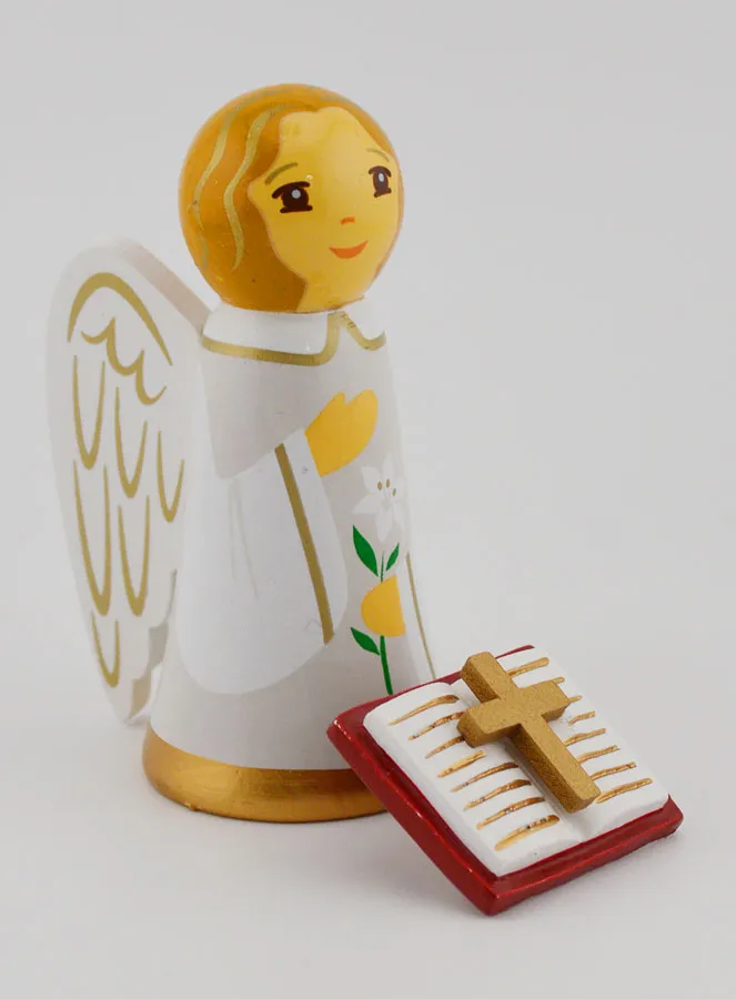 Statue Angel Gabriel with Bible (pic 3)