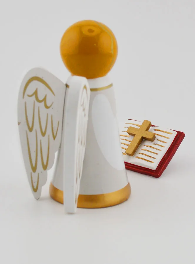 Statue Angel Gabriel with Bible (pic 4)