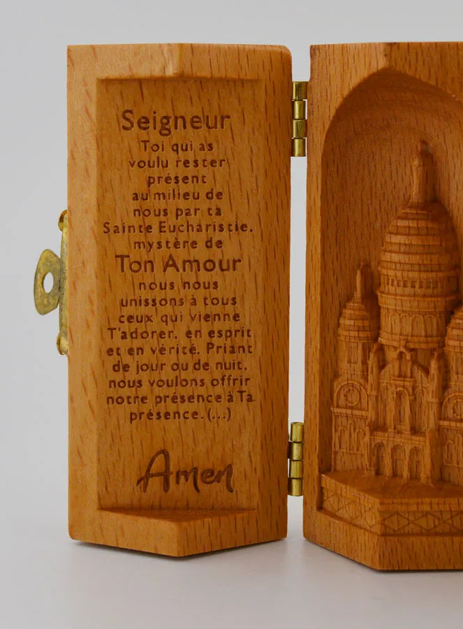 Solid Wood Triptych - Basilica of the Sacred Heart (pic 2)