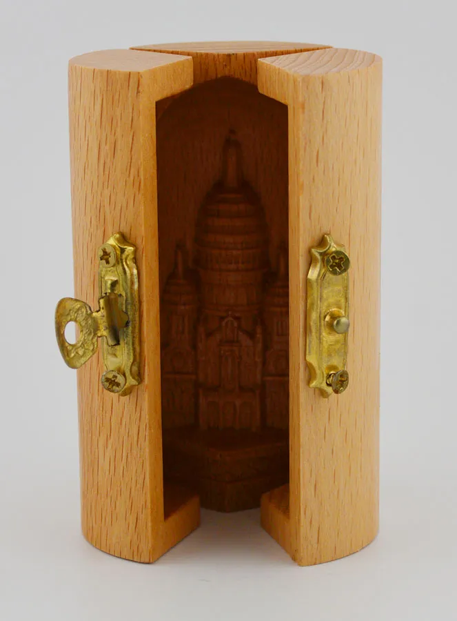 Solid Wood Triptych - Basilica of the Sacred Heart (pic 4)