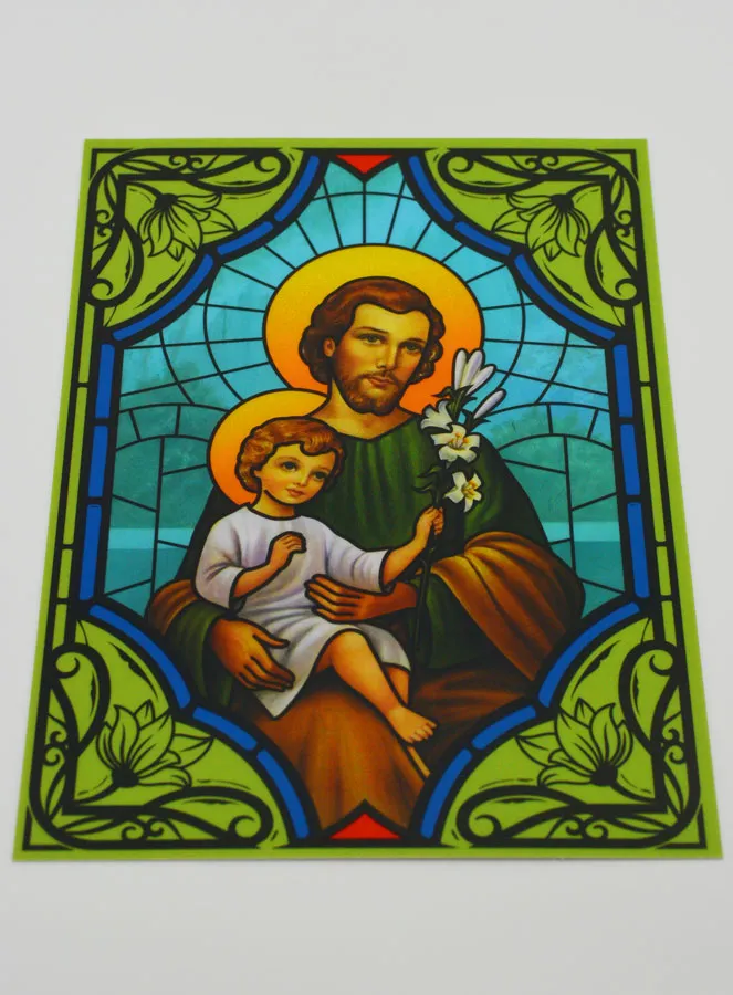 Window Magnet Stained Glass - Saint Joseph (pic 2)