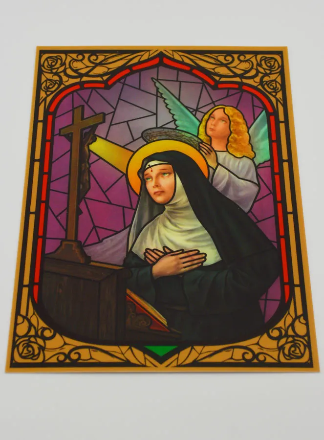 Window Magnet Stained Glass - Saint Rita (pic 2)