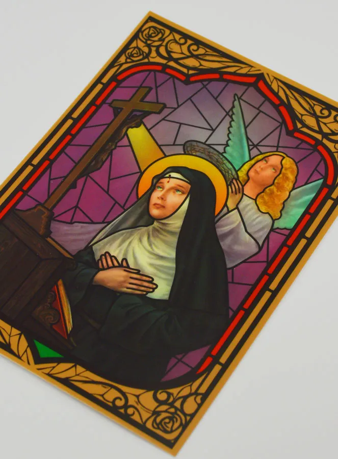 Window Magnet Stained Glass - Saint Rita (pic 4)
