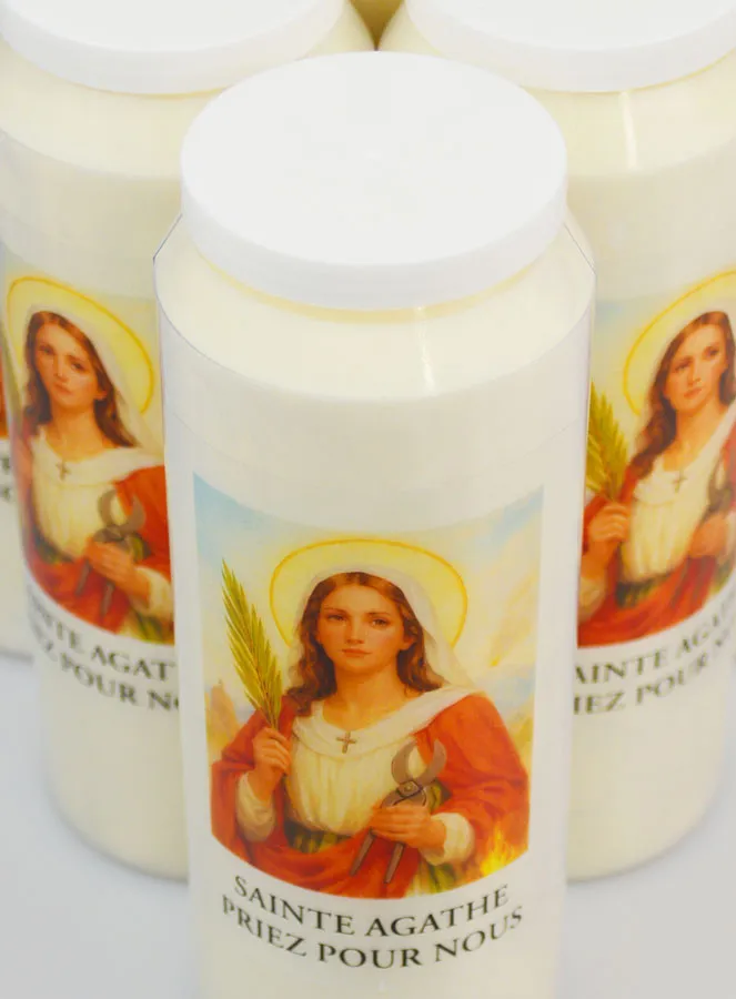 Set 6 Sanctuary Candles to Saint Agathe (pic 4)