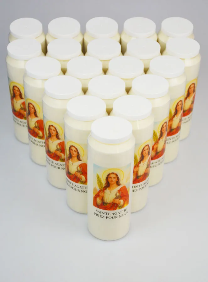 Set 20 Sanctuary Candles to Saint Agathe (pic 3)
