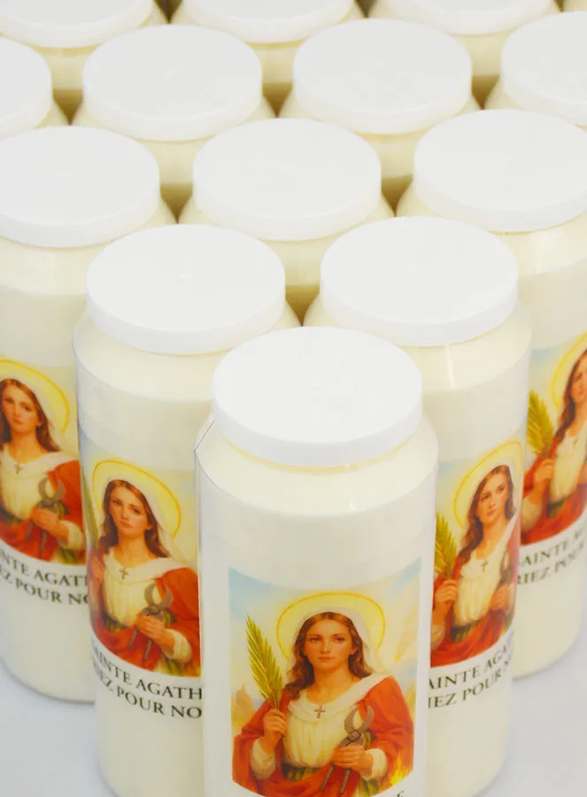 Set 20 Sanctuary Candles to Saint Agathe (pic 4)