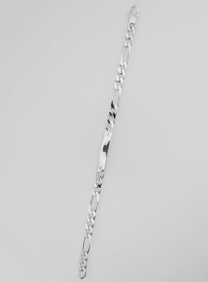 Bracelet for Men in Silver - Figaro Bracelet 5mm (pic 1)