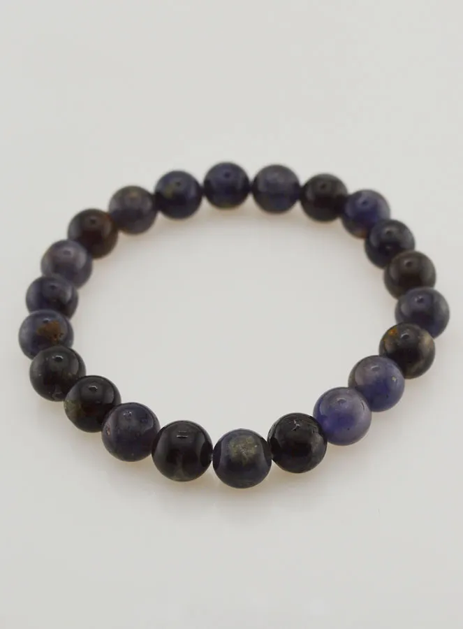 Cordierite Bracelet - 8 mm (pic 2)