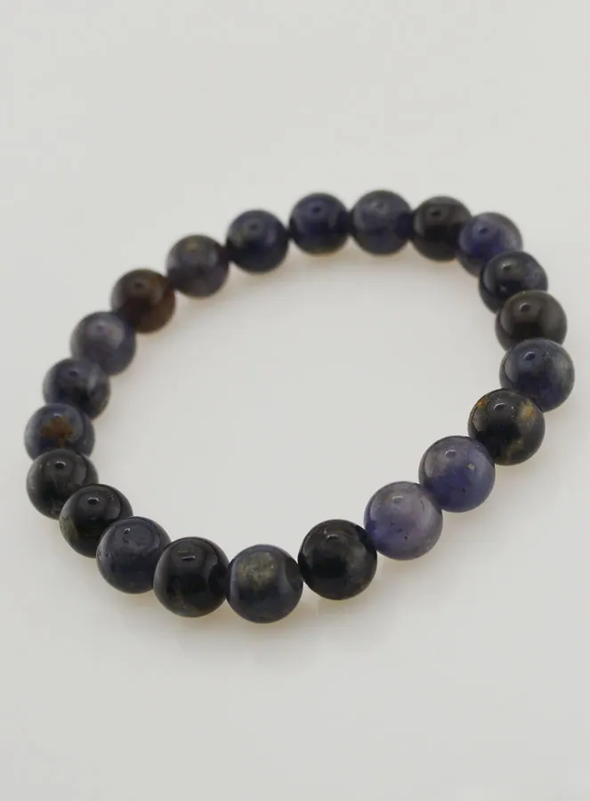 Cordierite Bracelet - 8 mm (pic 4)