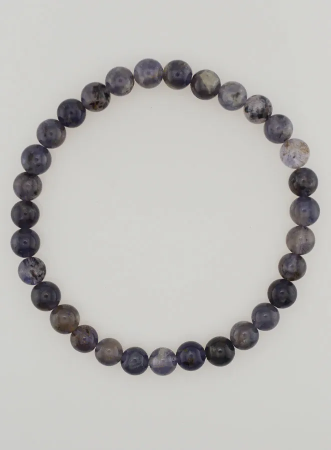 Cordierite Bracelet - 6mm (pic 1)