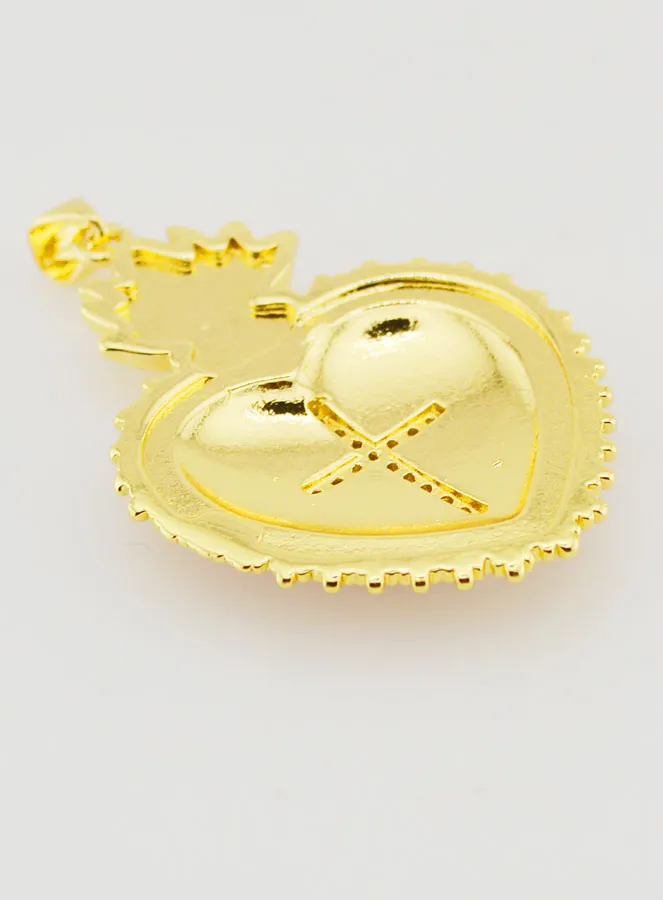 Ex-Voto Pendant Red and Gold - 40mm (pic 4)