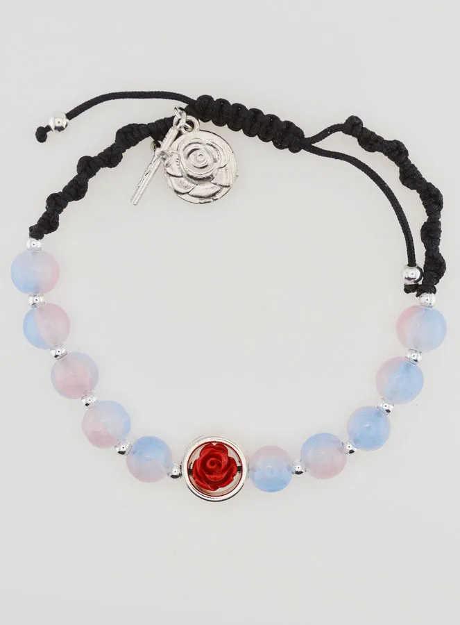 Adjustable One Decade Bracelet - Pink Tones (pic 1)