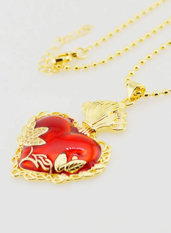 Religious Choker Necklace with Ex-Voto (pic 2)