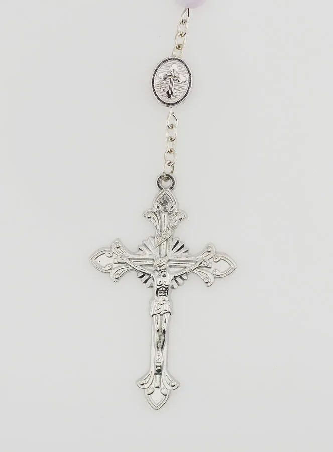 Miraculous Medal Rosary - Purple (pic 3)
