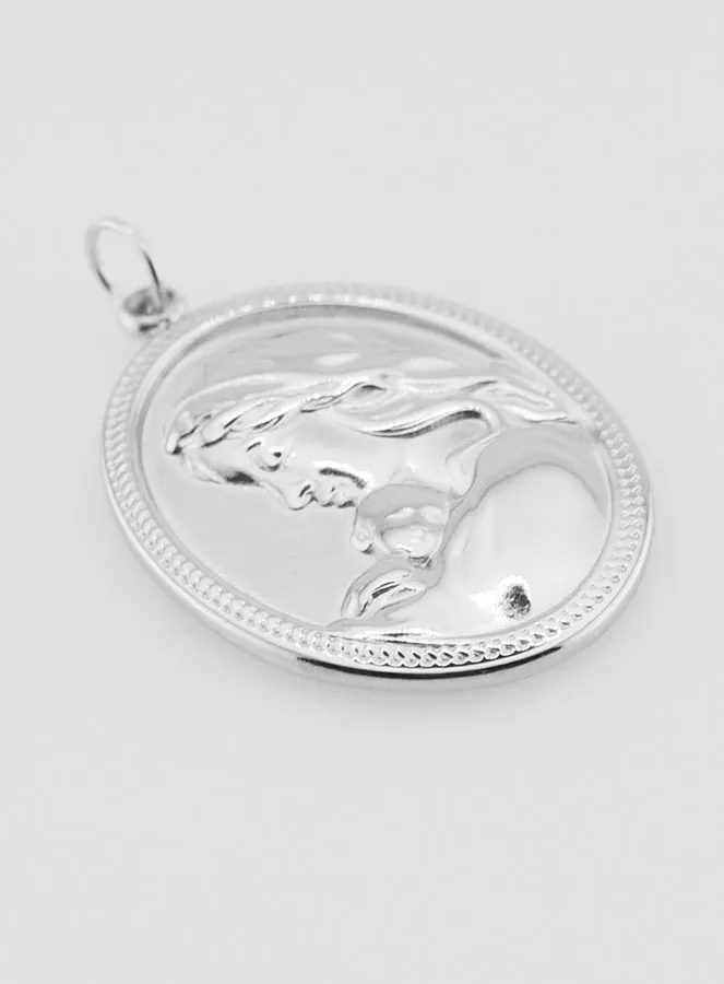 Oval Madonna and Child Medal - 25mm (pic 3)