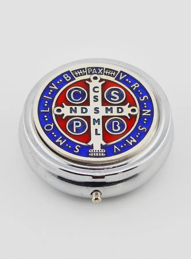 Host Box Pyx - Saint Benedict Medal (pic 2)