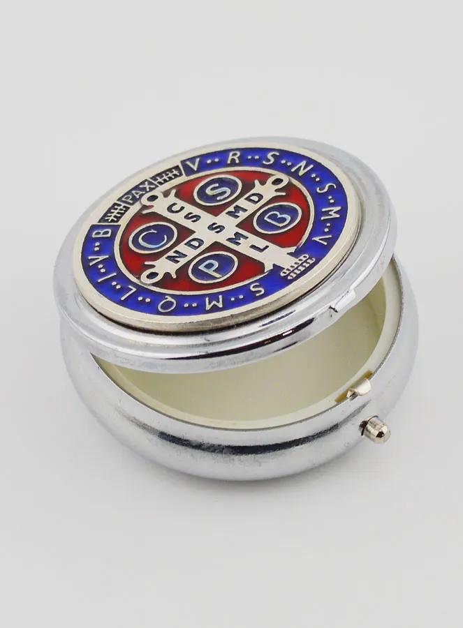 Host Box Pyx - Saint Benedict Medal (pic 3)