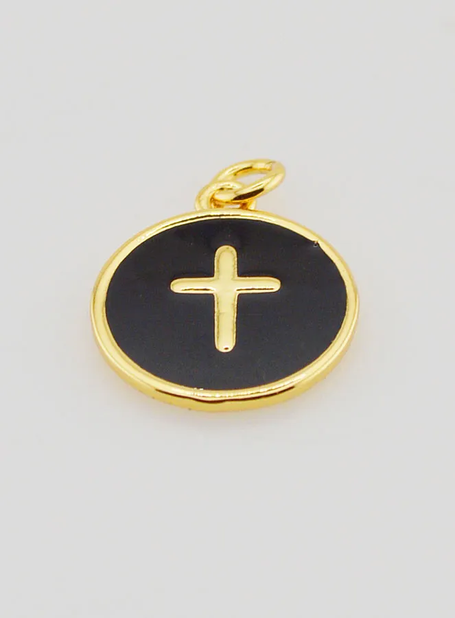 Cross Medal - Black Enamel (pic 2)