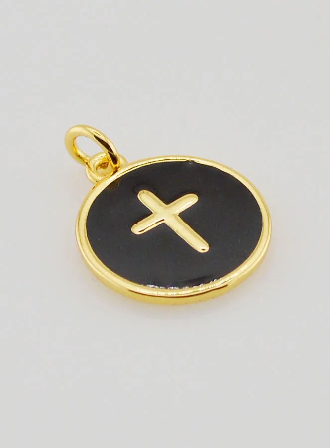 Cross Medal - Black Enamel (pic 3)