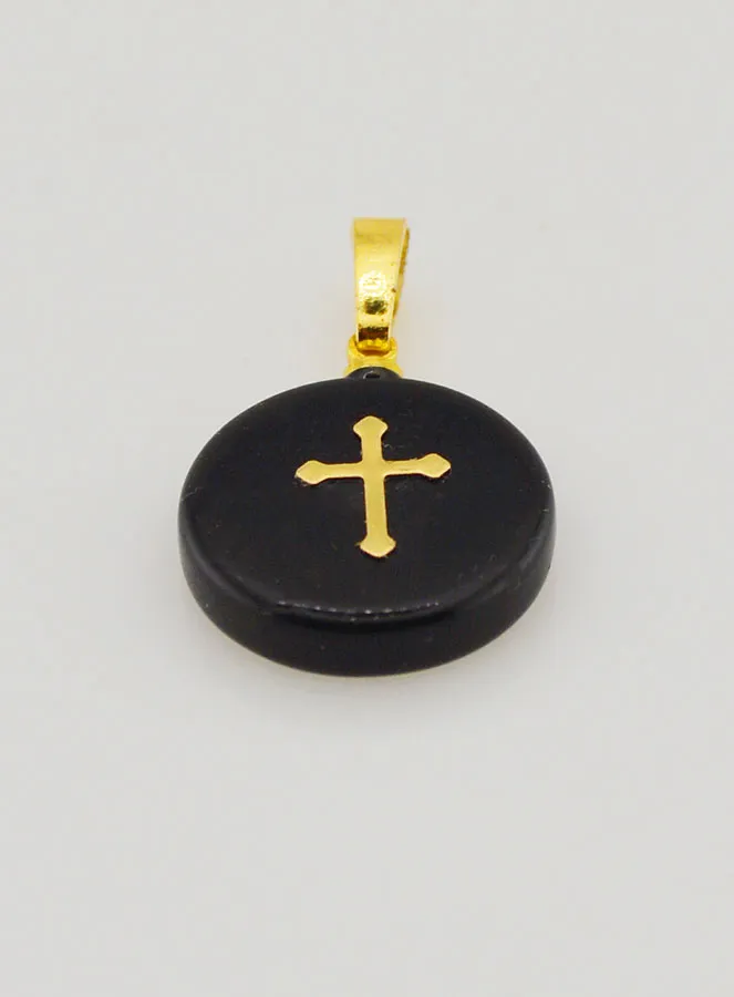 Medal with Cross - Black (pic 2)