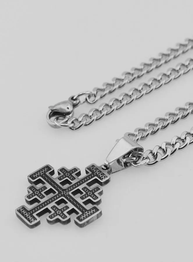 Religious Necklace with Jerusalem Cross (pic 2)