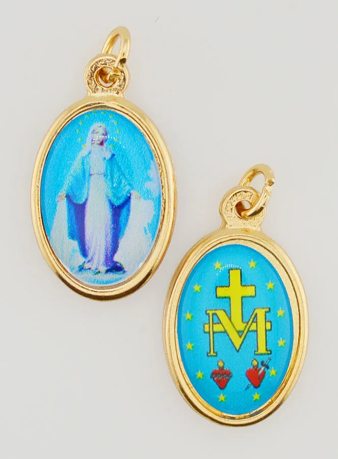 Golden Miraculous Medal - 25mm (pic 1)
