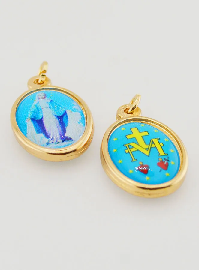 Golden Miraculous Medal - 25mm (pic 2)