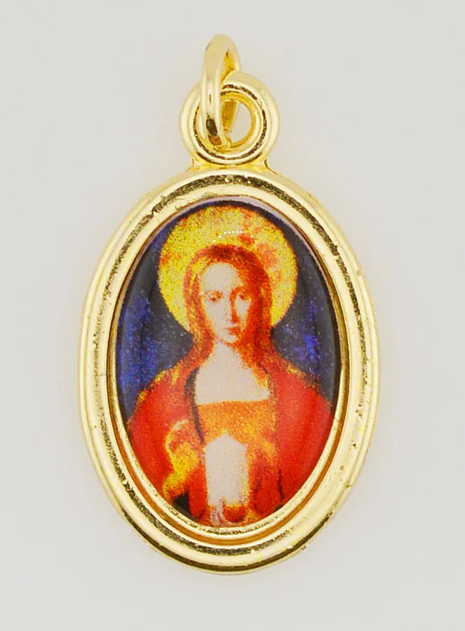 Saint Mary Magdalene Golden Medal - 25mm (pic 1)