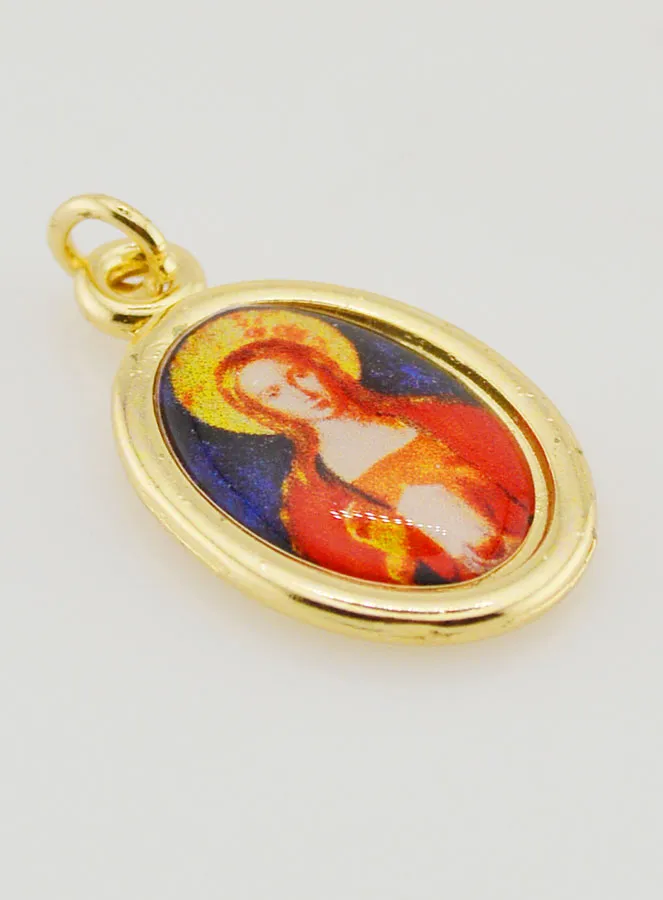 Saint Mary Magdalene Golden Medal - 25mm (pic 3)