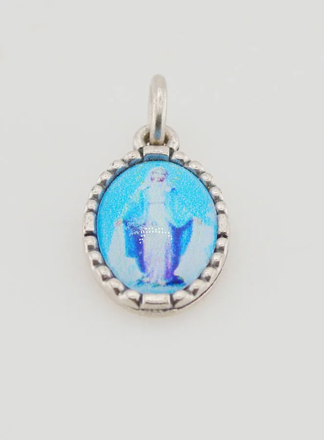 Medal with Twisted Edge 15mm - Miraculous Virgin (pic 2)