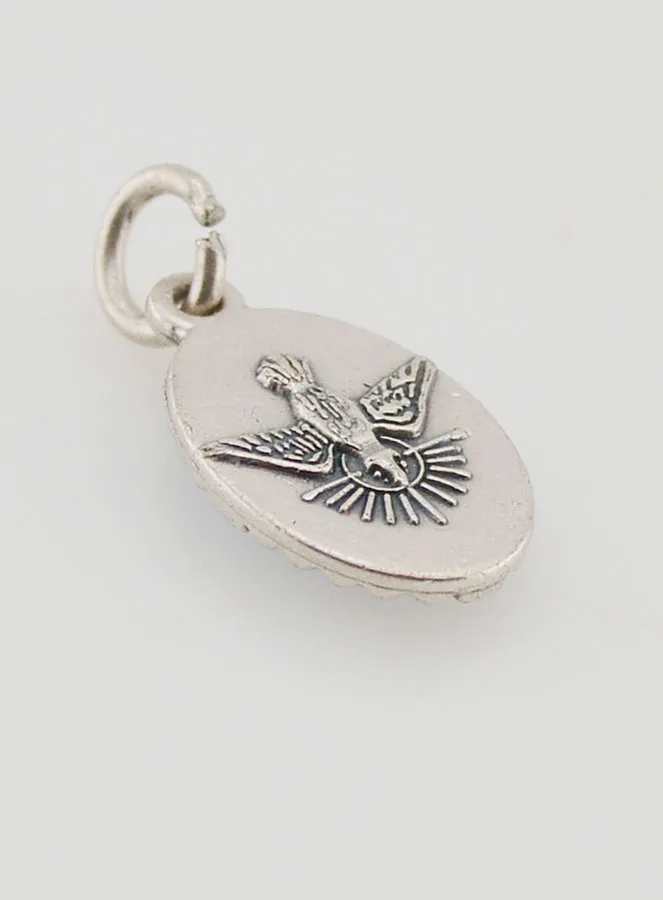 Medal with Twisted Edge 15mm - Miraculous Virgin (pic 4)