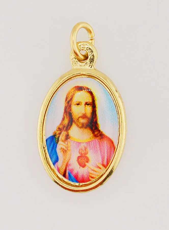 Double-Sided Medal of the Sacred Hearts - 25mm (pic 3)