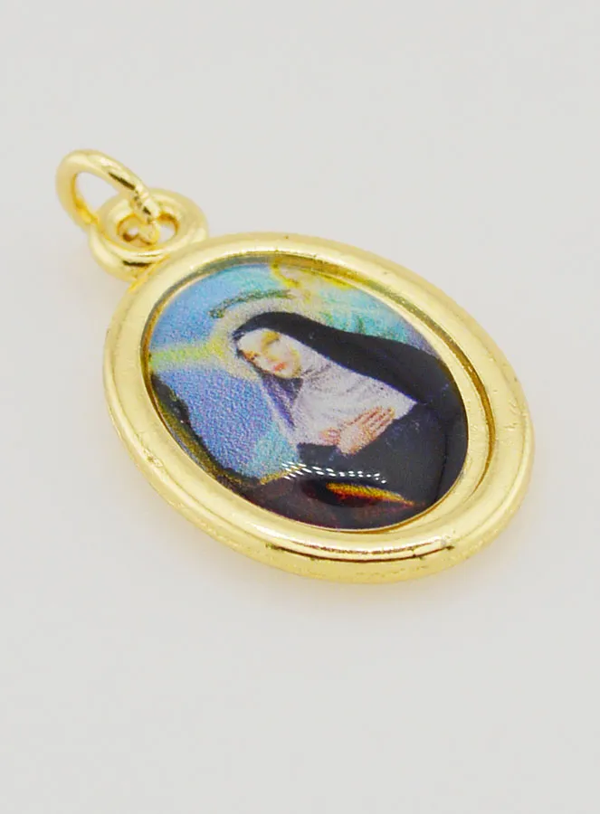 Golden Medal Saint Rita - 25mm (pic 2)