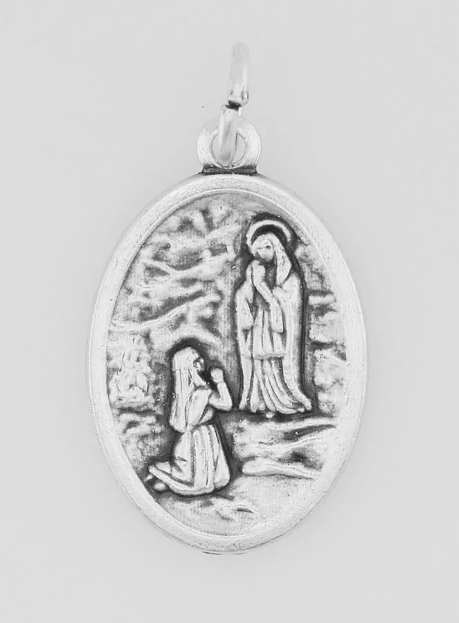 Our Lady of Lourdes Medal - 22mm (pic 1)