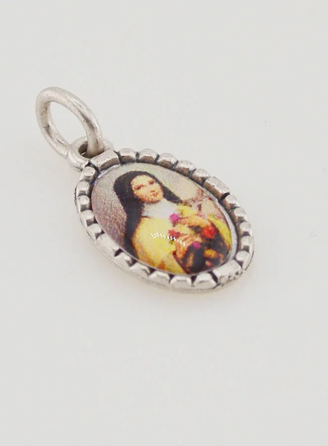 Twisted Edge Medal 15mm - Saint Therese (pic 3)