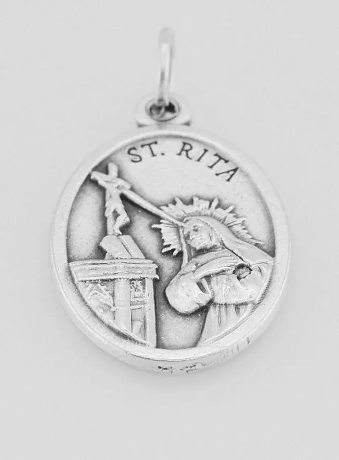 Saint Rita Medal - 22mm (pic 2)