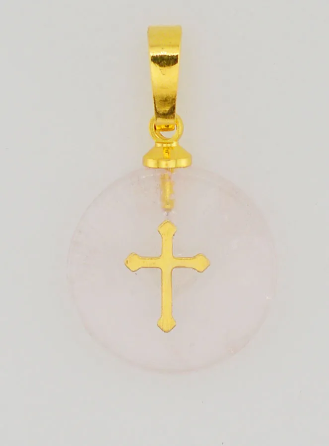 Transparent Medal With Cross (pic 1)
