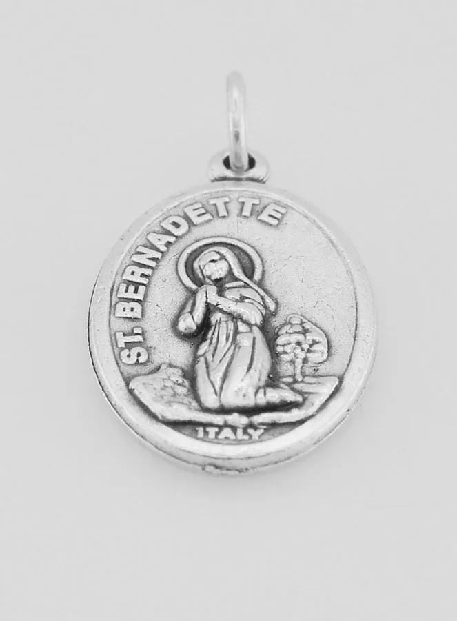 Medal of Saint Bernadette Soubirous - 22mm (pic 2)
