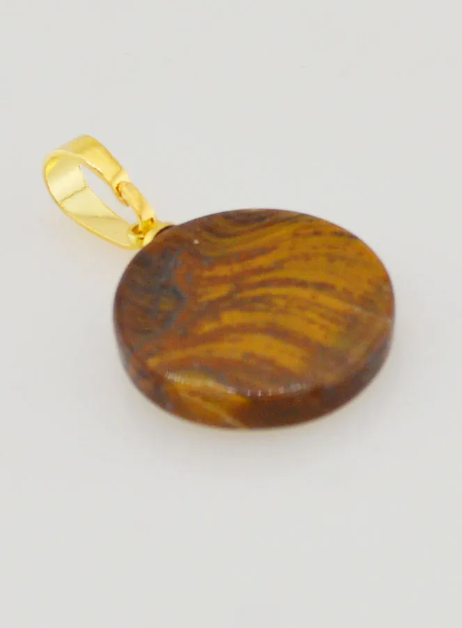 Transparent Medal With Cross - Brown (pic 4)