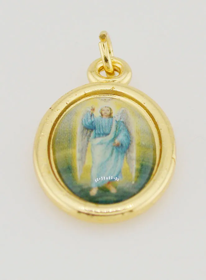 Golden Medal Saint Gabriel - 25mm (pic 2)