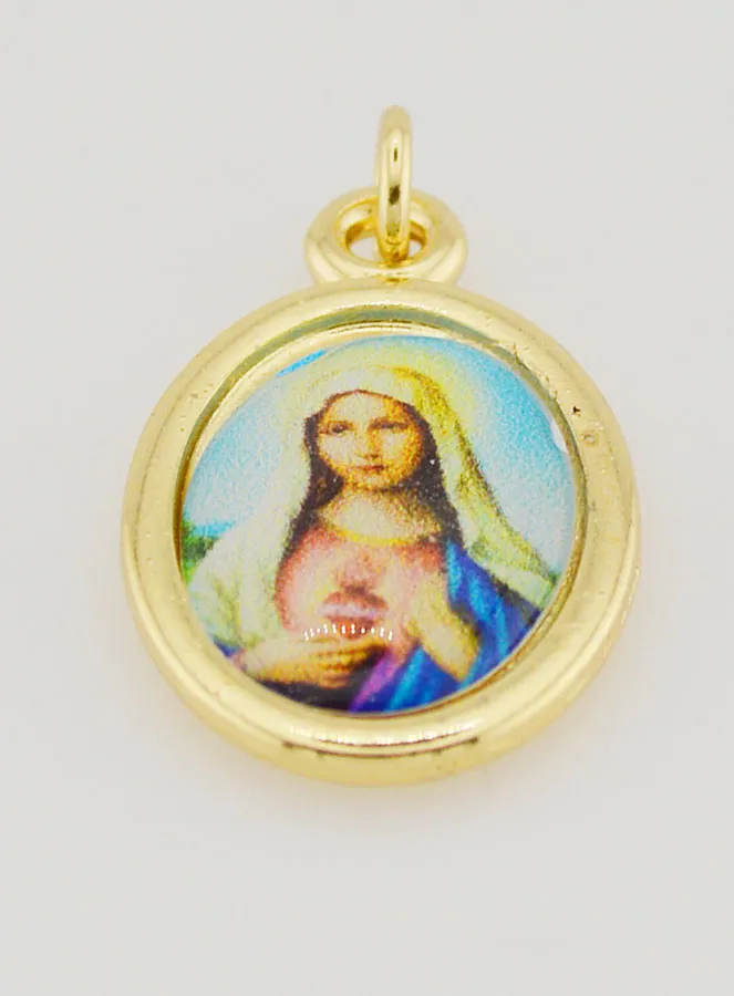 Sacred Heart of Mary Medal - 25mm (pic 2)