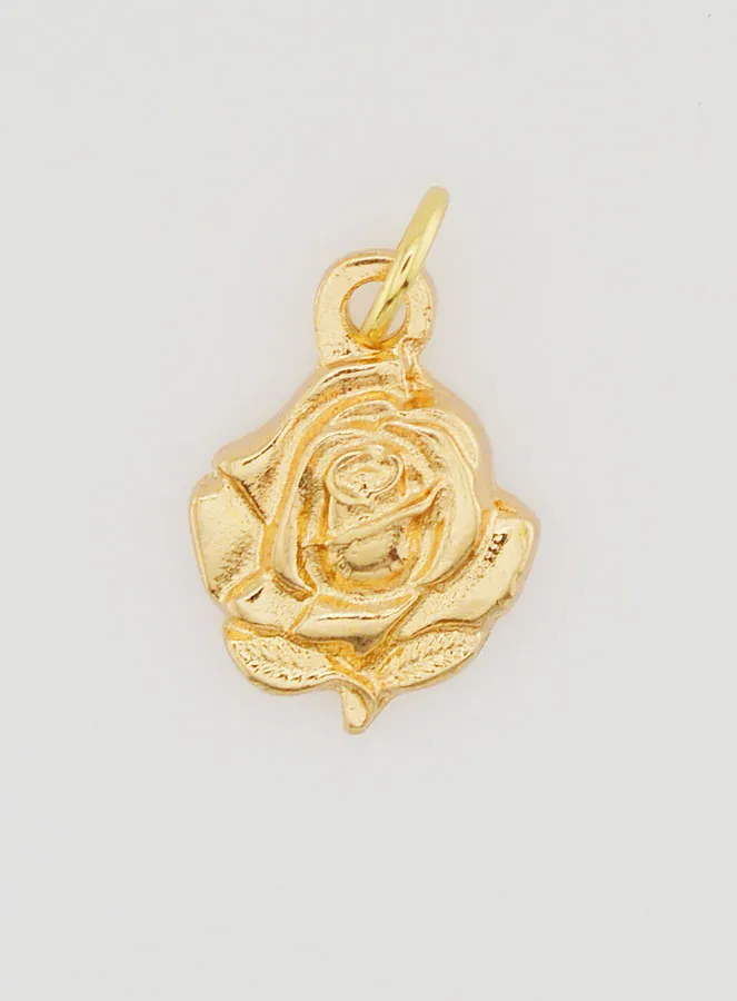 Golden Rose Medal 14mm - Sainte Rita (pic 3)