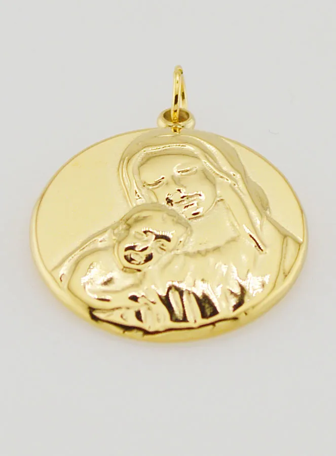 Medal of the Virgin Mary and Child - 20mm (pic 2)