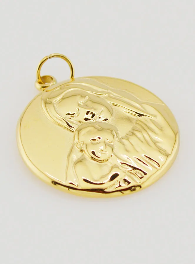Medal of the Virgin Mary and Child - 20mm (pic 3)