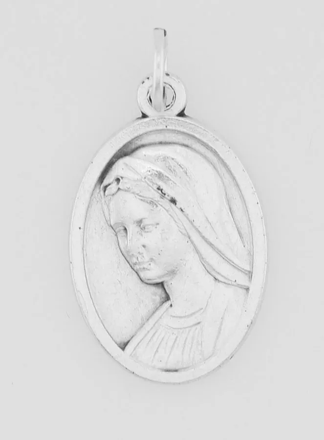 Medal of the Virgin Mary in Profile - 22mm (pic 1)