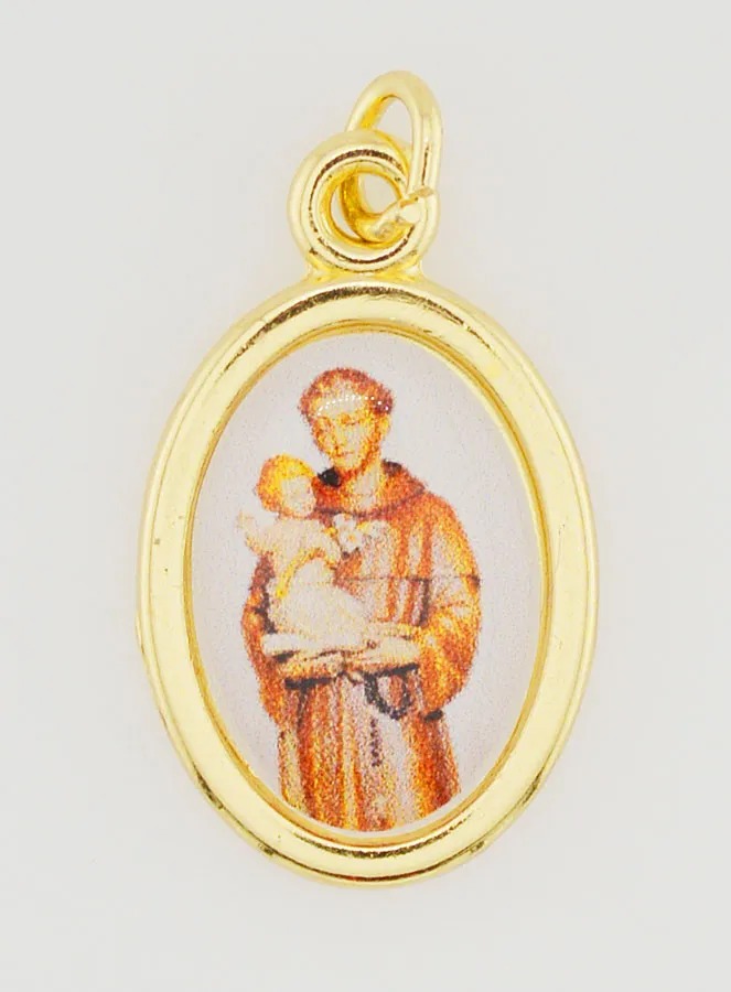 Golden Medal Saint Anthony - 25mm (pic 1)