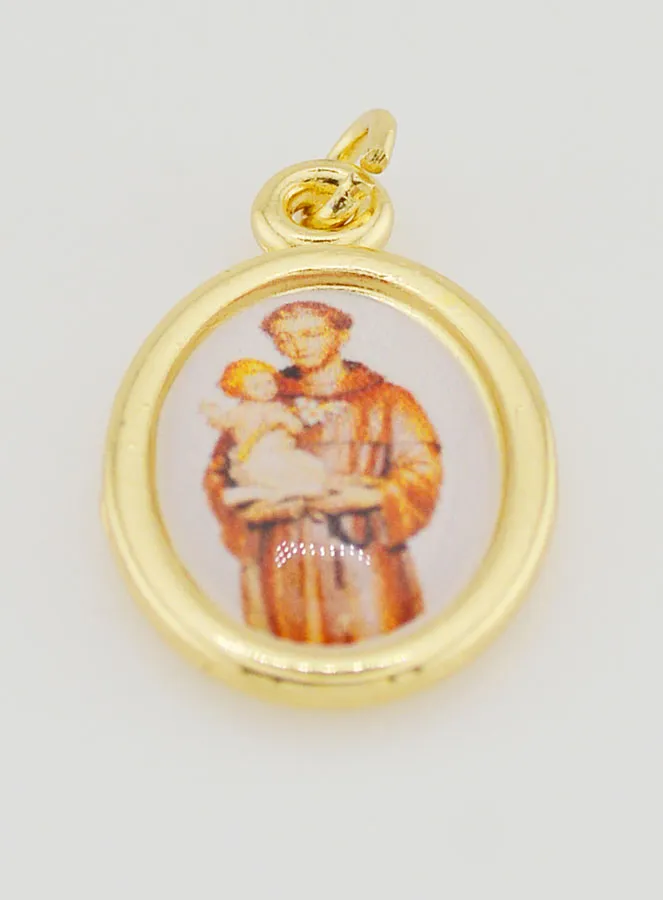 Golden Medal Saint Anthony - 25mm (pic 2)