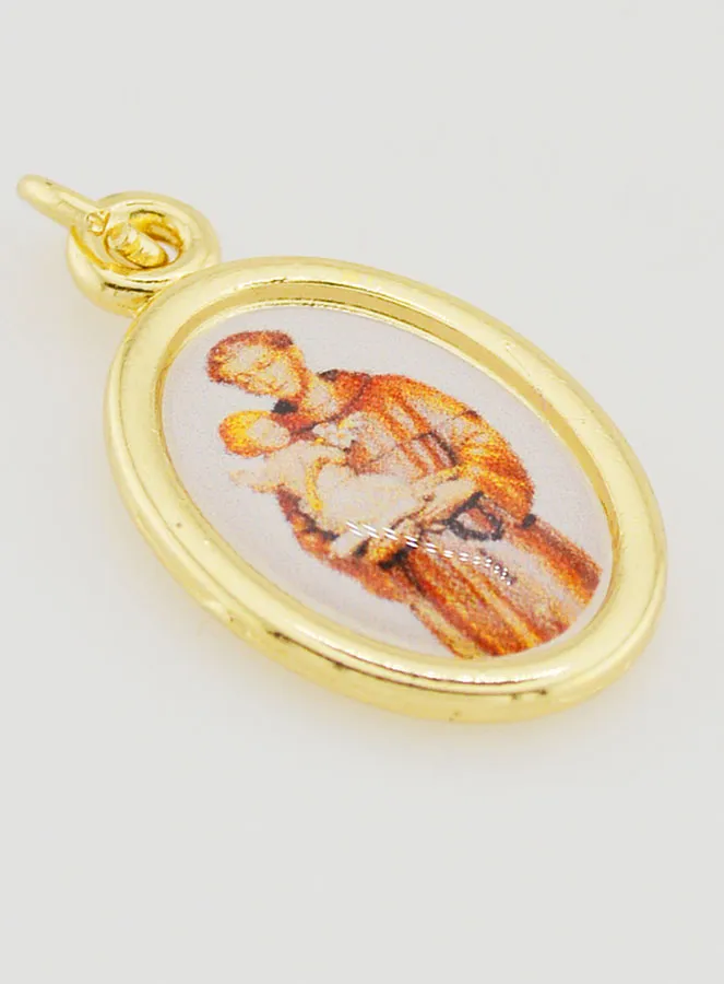 Golden Medal Saint Anthony - 25mm (pic 3)