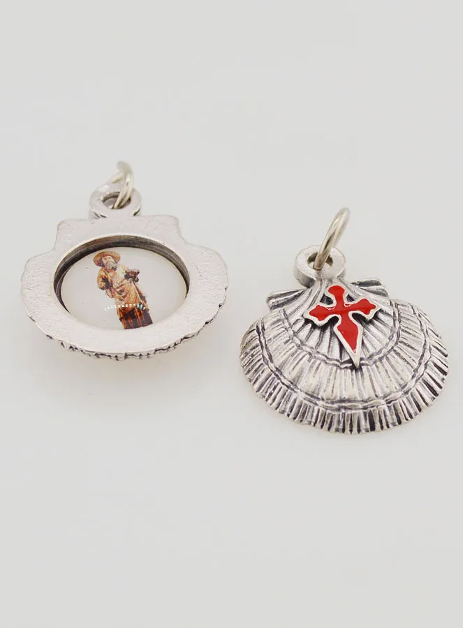 Saint James of Compostela Medal - 18mm (pic 2)