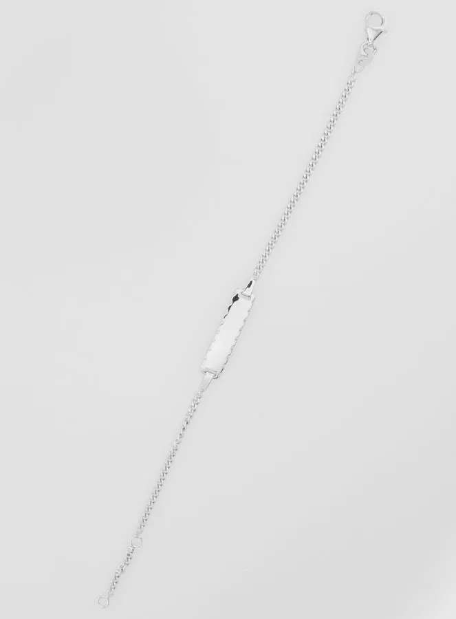 925 Sterling Silver Baby Identity Bracelet - 16cm (pic 2)